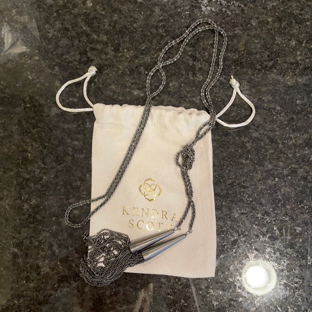 Kendra Scott Black Chain Necklace